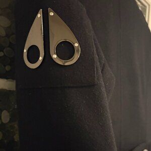 women, wool moose knuckle  peacoat